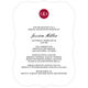 Circle Initials Shower Invitations Image 8 of 8